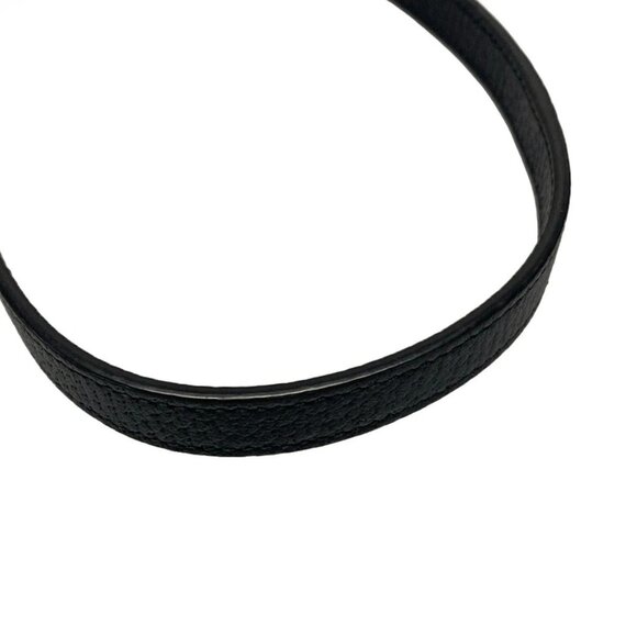 Auth GUCCI Shelly (Web) 719885 Black Green Red Leather Shoulder Bag - Picture 9 of 15